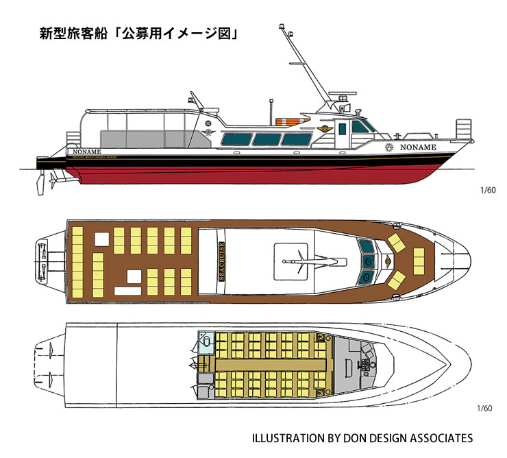 新型旅客船公募用イメージ図