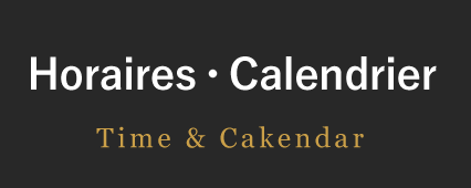 Horaires・Calendrier